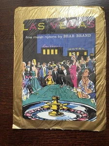 Vintage Bear Brand Fully Fashioned Cuban Heeled Stockings 1950s - Size 9.5 - Picture 1 of 3