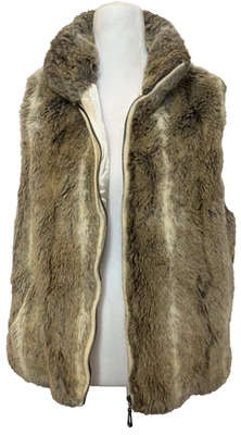 Chaleco Lisa International Mujer Piel Sintética Talla L Mob Wife Hippie Boho Festival Años 70 Foto 1 de 4