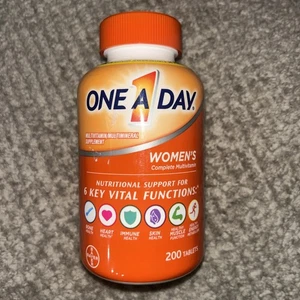 ONE A DAY Womens Complete Daily Multivitamin with Vitamin A, B , C, D, and...  - Picture 1 of 5