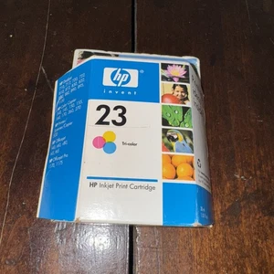 Nuevo Cartucho de Tinta Tricolor Genuino HP 23 Nuevo Antiguo Caja Abierta Tinta, Caducado Agosto 200 - Imagen 1 de 5