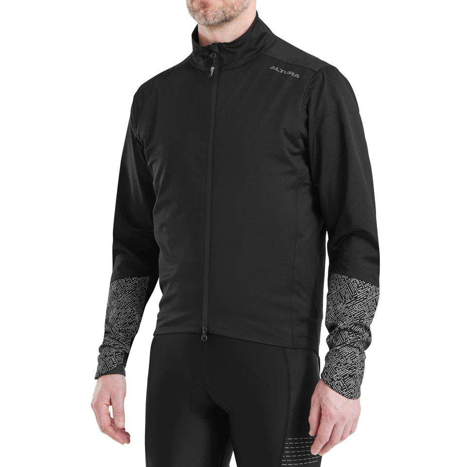 Altura Endurance Softshell Waterproof Bicycle Cycle Bike Jacket Black - Image 1 of 1