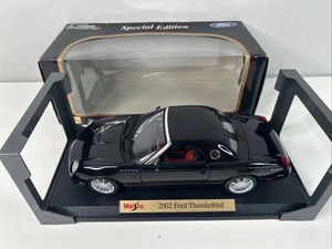 Ford Thunderbird 2002 negro escala 1:18 Maisto edición especial #31620. ¡Muy bonito! - Imagen 1 de 8