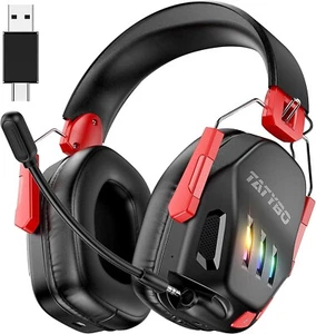 Wireless Gaming Headset for Ps5 Ps4 PC Switch Wireless Gaming Headphones 2.4GHz - Picture 1 of 6