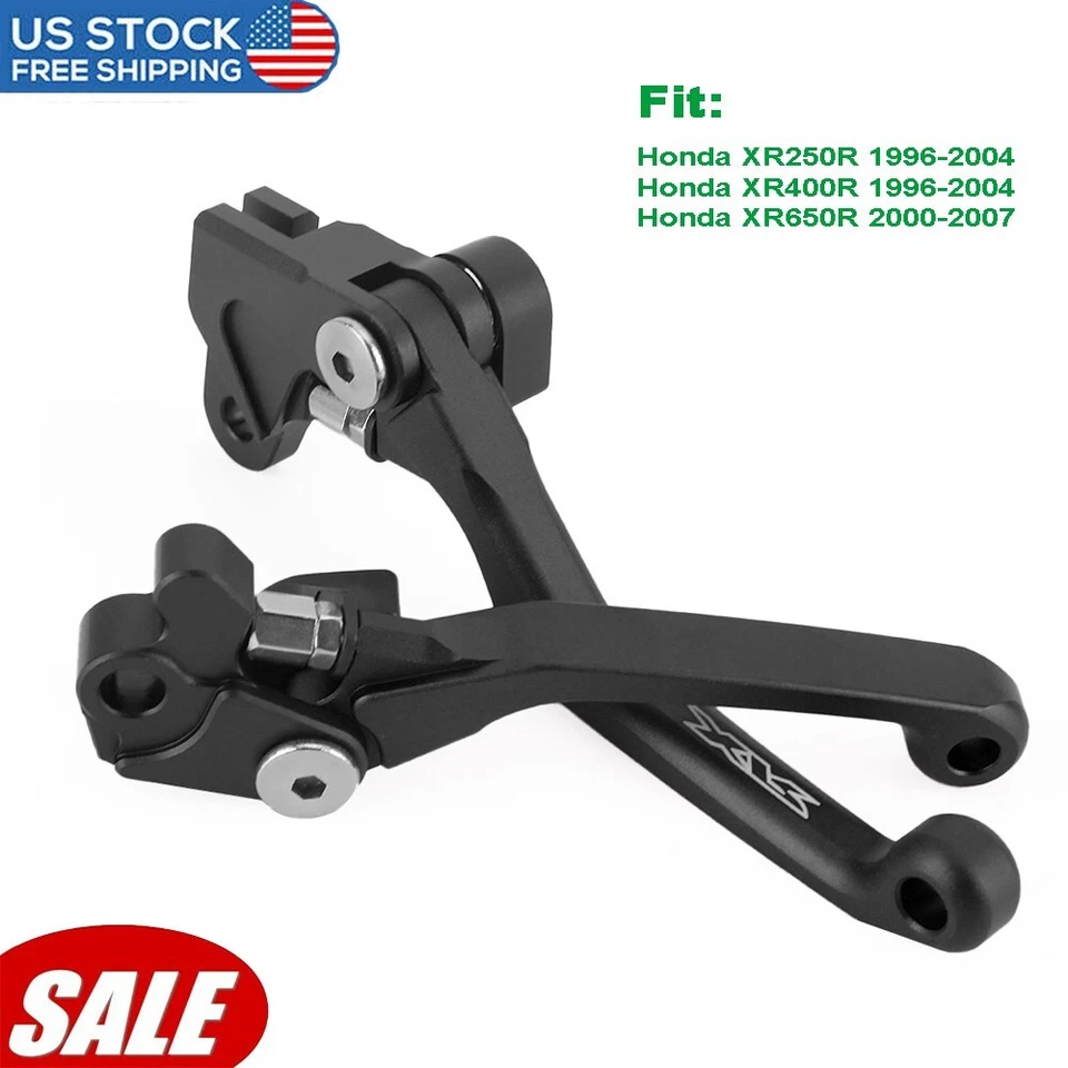 Palancas de embrague de freno pivote para manillar CNC para Honda XR650R XR400R XR250R 2000-2004 Foto 1 de 4