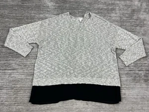 Cato Est 1946 Sweater Womens 22/24W Beige Metallic Longsleeve Casual - Picture 1 of 12