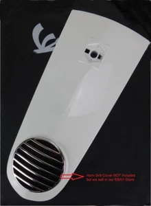 Handlebars Horn Cover White 544 Genuine - Vespa LXV 50 2T Vespa LXV 125 2006 -On - Picture 1 of 2