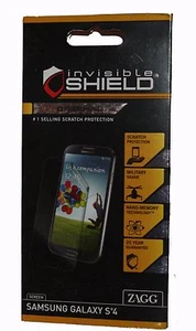 ZAGG INVISIBLE SHIELD Protección de Pantalla Premium para Samsung Galaxy S4 **NUEVO*** - Imagen 1 de 1
