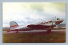 North American DC-3 Airplane Airlines Museum avion historique UNP carte postale P1