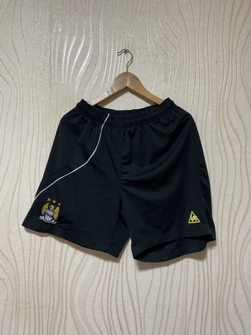 MANCHESTER CITY 2008 2009 AWAY FOOTBALL SOCCER SHORTS LE COQ SPORTIF sz M Cover