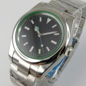 36mm/39mm Automatic Men's Watch PT5000/NH35/Miyota8215 Sapphire Glass Black Dial - Picture 1 of 12