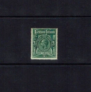 Falkland Islands: 1921, KG V 3/- Definitive, Slate-green, Wmk. MSCA, MNH - Picture 1 of 2