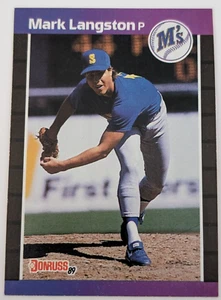 1989 Donruss Baseball - #227 Mark Langston - Seattle Mariners - Picture 1 of 3