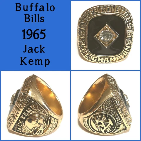 Buffalo Bills Jack Kemp 1965 Championship Ring Size 11 Cover