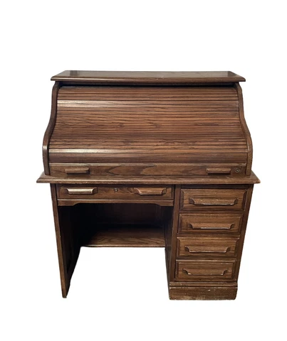 Vintage Oak Creek By Riverside ~ 42" Rustic Roll-Top Desk ~ 47"x42"x30" ~ PICKUP Cover