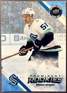 2022-23 UD NHCD Prominent Rookies #NHCD-2 Shane Wright Seattle Kraken - Picture 1 of 1