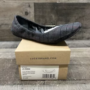 Lucky Brand LK-Emmie Periscope Raisin Betty Womens Flats Size 6.5 M NIB - Picture 1 of 5