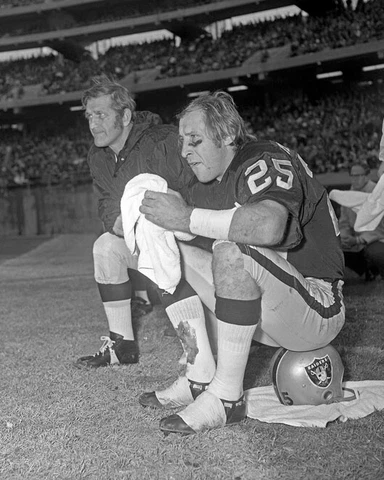 Oakland Raiders FRED BILETNIKOFF and GEORGE BLANDA 8x10 Photo Print Poster Cover