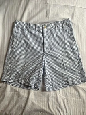 Southern Tide Men's Shorts Size 33 Blue Check Seersucker Skipjack - Image 1 of 4