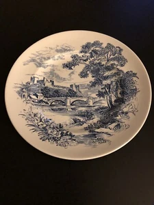 WEDGWOOD China 10” Dinner Plates COUNTRYSIDE BLUE - Vintage Transferware - Picture 1 of 4