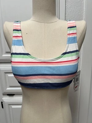 Roxy Juniors' Line up Bralette Bikini Top, Multicolor, Size L $46 - Image 1 of 4
