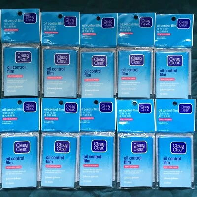 10 Package Clean and Clear Oil Control Film Blotting Paper TOTAL 600 sheets *JP* - Imagen 1 de 4