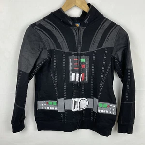 Star Wars Darth Vader Jacket Zip Black Hoodie Boys size Medium - Picture 1 of 5