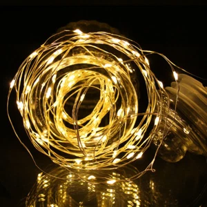 1-10M LED String Copper Wire Fairy Lights Battery Powered Home Party DIY Light - Picture 1 of 20