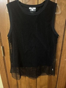 Vans Black Mesh Tank Top - Size XL (844) - Picture 1 of 10