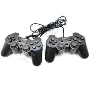 2 Players USB Wired Video Game Controller Pad For Pandora Box Extra Player Black - Picture 1 of 8