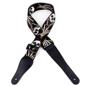 Skull Skeleton Guitar Strap Rock Metal Bass Acoustic Electric Bone New - Picture 1 of 1