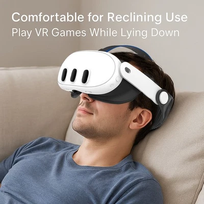 Ultra-Lightweight VR Headset Comfort Stress Relief for Meta Quest 3/Quest 3S - Image 1 of 4