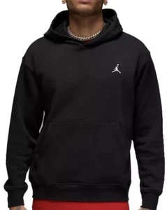 Jordan Sudadera Para Hombres 2XL XXL Negra Brooklyn Polar Sudadera con Capucha Suéter Nike Air Nueva - Imagen 1 de 8