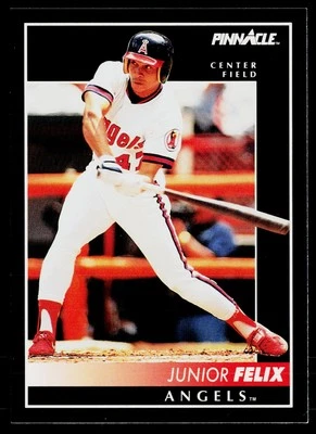 1992 Pinnacle #220 Junior Felix California Angels - Image 1 of 2