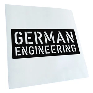 Autoaufkleber German Engeneering Selbstklebend Auto Fahrrad - Bild 1 von 182