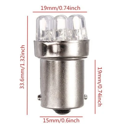 1156 Ba15s 382 Reverse Led White P21w Amber Indicator Red Fog Brake Light Bulb ~ - Image 1 of 4