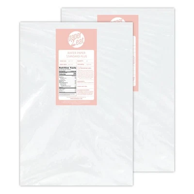 Printable Edible Wafer Paper Sheets from (0.40 mm - 100 count/Plain) - Image 1 of 4