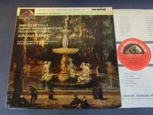 FALLA - NIGHTS IN THE GARDENS OF SPAIN / HARPSICHORD LP, PCO, RFBD, EMI ALP 1994 - Picture 1 of 4