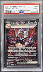 2024 POKEMON PAF EN-PALDEAN FATES SPECIAL ILLUSTRATION RARE CHARIZARD EX PSA 9 - Picture 1 of 2