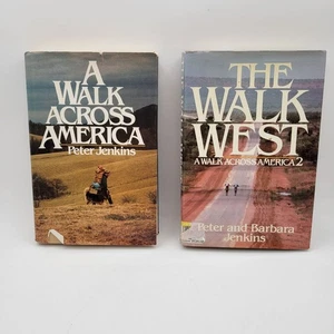 A Walk Across America And The Walk West by Peter And Barbara Jenkins 1979 HCDJ - Picture 1 of 12