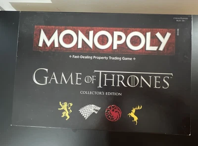 Monopoly Game of thrones collector’s edition 2-6 players 18+ New - Image 1 of 4