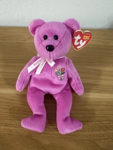 Ty Originale Ty Beanie Babies MAMMA 2004 Vintage Orso Festa della Mamma - Foto 1 di 4