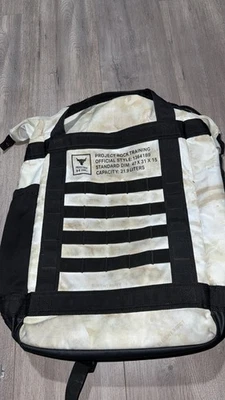 Under armour UA x Project Rock Backpack Camo  Unisex Utility Multi Pocket Logo - Image 1 of 4