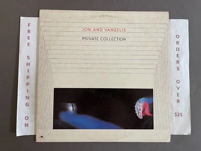 JON ANDERSON (OF YES) AND VANGELIS PRIVATE COLLECTION 1983 P W/ ORIG INNER Foto 1 de 3