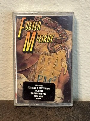 Rare! 1989 Foster McElroy- FM 2 New SEALED Cassette Tape w/ Hype Sticker - Image 1 of 4