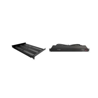 StarTech.com 1U Server Rack Shelf - Universal Vented Rack Mount Cantilever Tr... - Image 1 of 4
