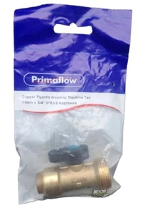 Primaflow Copper Pushfit Washing Machine Tap - 15 x 3/4" - Picture 1 of 1
