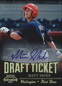 2011 Playoff Contenders Draft Ticket Autographs #DT98 Matt Skole 