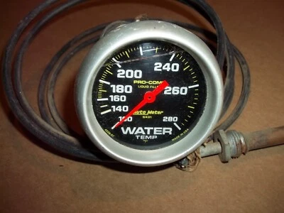 Medidor automático de temperatura del agua a prueba de vibraciones lleno de líquido 2 5/8" Foto 1 de 4