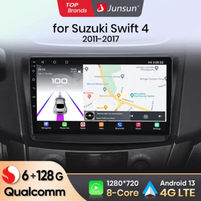 Qualcommchip für Suzuki Swift 4 2011-2017 CarPlay Android 13 Autoradio GPS 128G - Bild 1 von 4