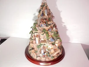 Thomas Kinkade Faith Mountain Hawthorne Village Masterpiece  Illuminated  2006 - Picture 1 of 15